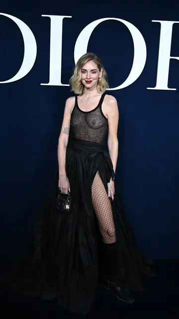 Chiara Ferragni vestida de Dior Chiara Ferragni vestida de Dior
