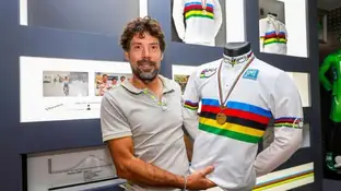El exciclista Óscar Freire El exciclista Óscar Freire