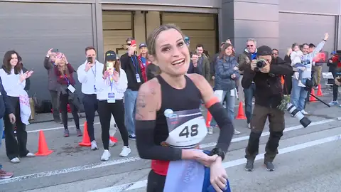 La atleta navarra Verdeliss La atleta navarra Verdeliss