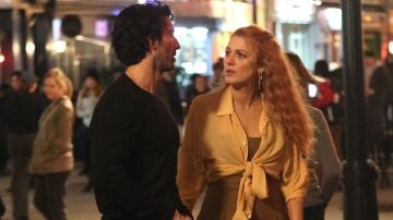 Justin Baldoni y Blake Lively en It Ends With Us