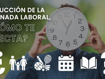 Infografía para la reducción de la jornada laboral