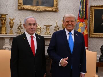 Donald Trump y Benjamin Netanyahu. 