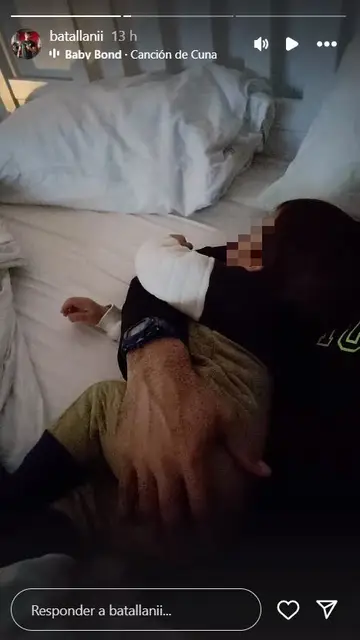 Ignacio Batallán con su hijo Cairo Ignacio Batallán con su hijo Cairo