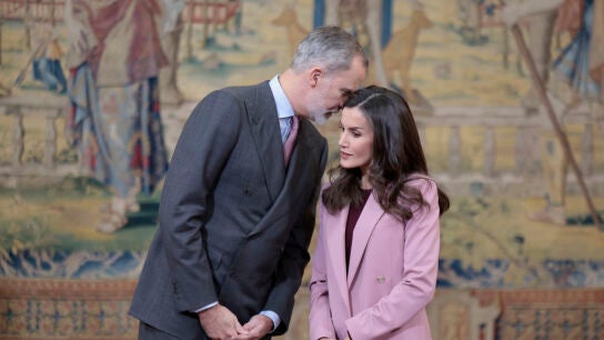Los reyes Felipe y Letizia