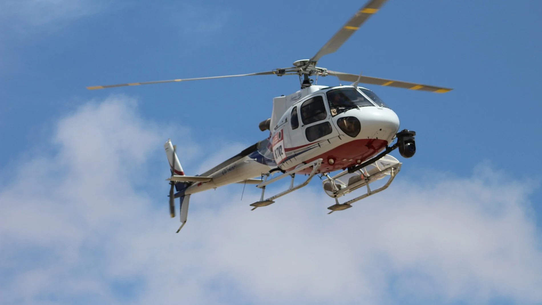 Imagen de archivo de un helicóptero Imagen de archivo de un helicóptero