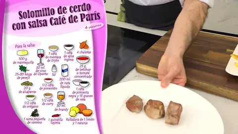 Ingredientes para la salsa Café de París Ingredientes para la salsa Café de París