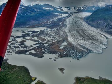 Vista aérea de Alaska