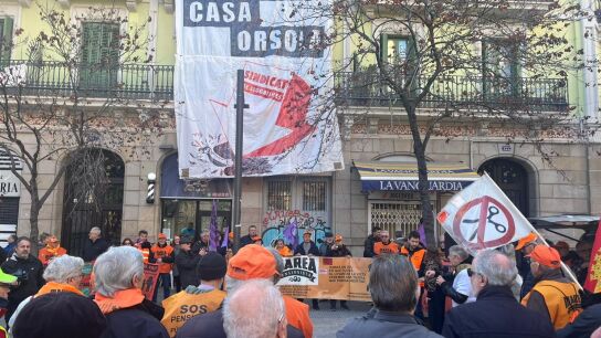 Concentraci&oacute;n de pensionistas en Casa Orsola