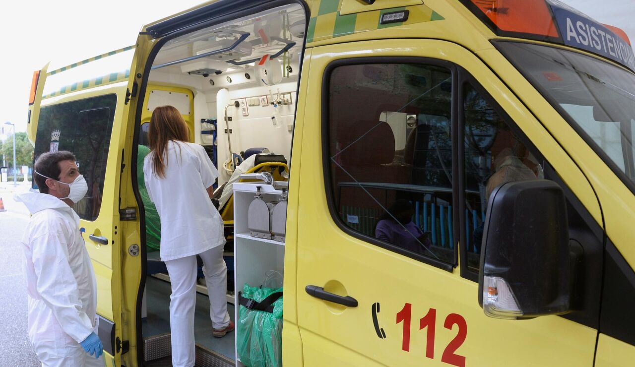 Imagen de archivo de una asistencia del 112 en Castilla y Le&oacute;n