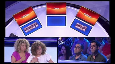 Mari Pili y Bea, concursantes de Atrapa un millón Mari Pili y Bea, concursantes de Atrapa un millón