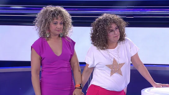 Mari Pili y Bea, concursantes de Atrapa un millón Mari Pili y Bea, concursantes de Atrapa un millón