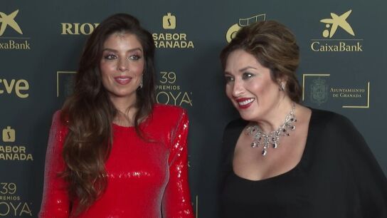 Sole&aacute; y Estrella Morente en los Goya