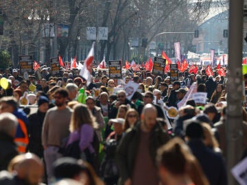 Imagen de la macha por la vivienda en Madrid