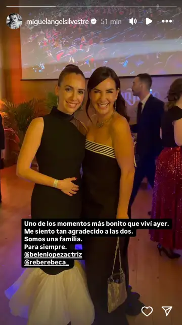 Rebeca Toribio y Belén López juntas tras los Goya Rebeca Toribio y Belén López juntas tras los Goya