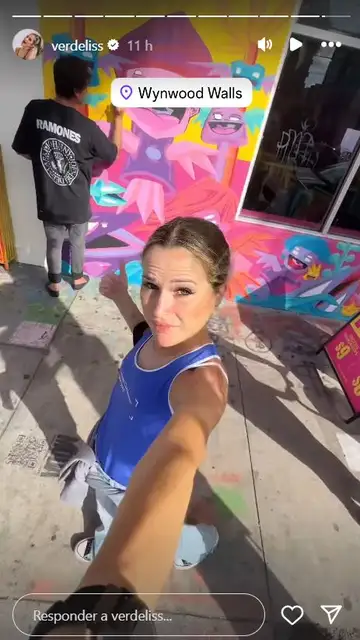 Verdeliss en Wynwood Walls, Miami Verdeliss en Wynwood Walls, Miami