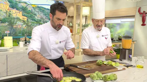 Fríelas brevemente por los 2 lados Fríelas brevemente por los 2 lados