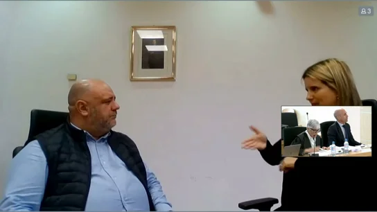 Declaración de David Murillo, perito sordomundo, en el juicio a Luis Rubiales Declaración de David Murillo, perito sordomundo, en el juicio a Luis Rubiales