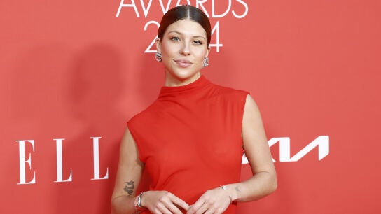 Anita Matamoros posando en un photocall