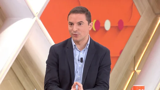 Juan Lobato en Espejo Público. Juan Lobato en Espejo Público.