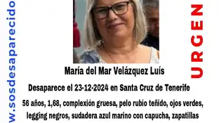 El cartel de María del Mar que desapareció en Tenerife hace 50 días El cartel de María del Mar que desapareció en Tenerife hace 50 días