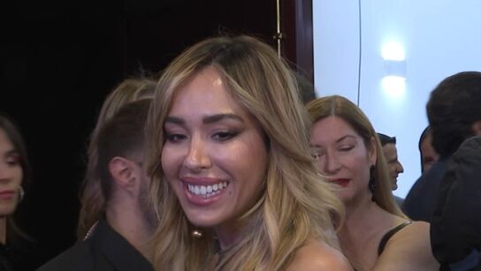 Grecia Castta en un evento