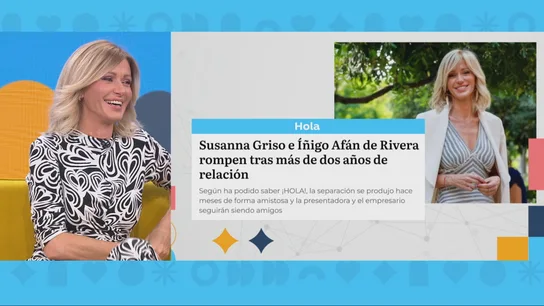 Susanna Griso, sobre su ruptura. Susanna Griso, sobre su ruptura.