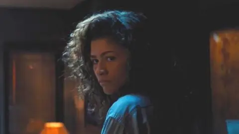 Zendaya en la tercera temporada de Euphoria Zendaya en la tercera temporada de Euphoria
