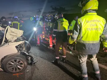 Accidente en Aranjuez entre un coche y un camión Accidente en Aranjuez entre un coche y un camión