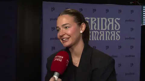 Laura Escanes atendiendo a Europa Press Laura Escanes atendiendo a Europa Press