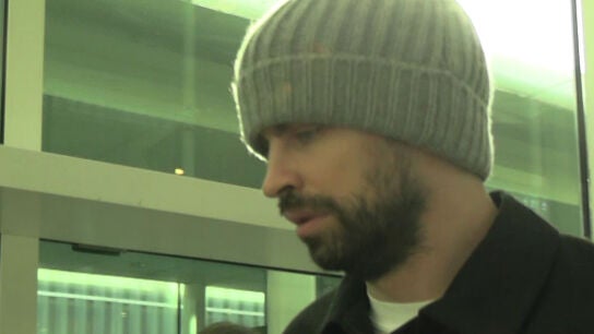 Piqu&eacute;, en el aeropuerto de Barcelona