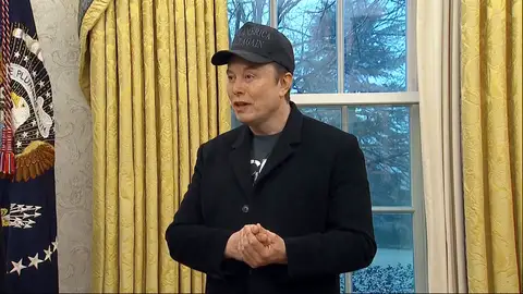 Musk en el despacho Oval Musk en el despacho Oval