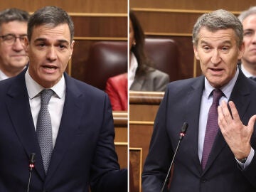 Sánchez y Feijóo en el Congreso de los Diputados