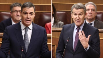 Sánchez y Feijóo en el Congreso de los Diputados