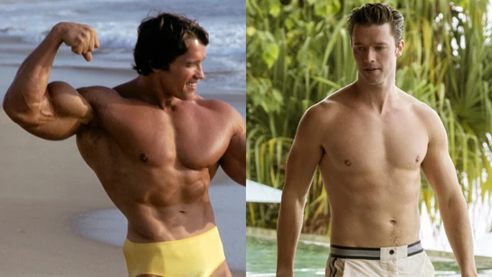 Arnold Schwarzenegger y su hijo Patrick Arnold Schwarzenegger y su hijo Patrick
