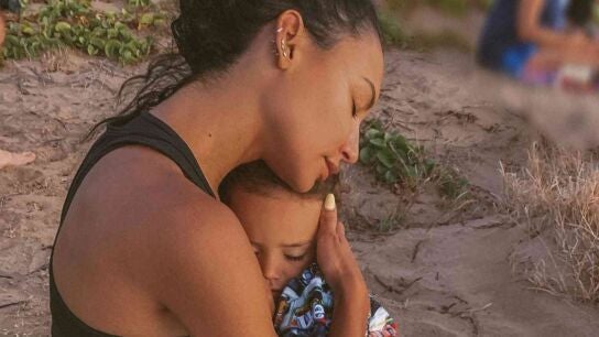 Naya Rivera con su hijo Josey