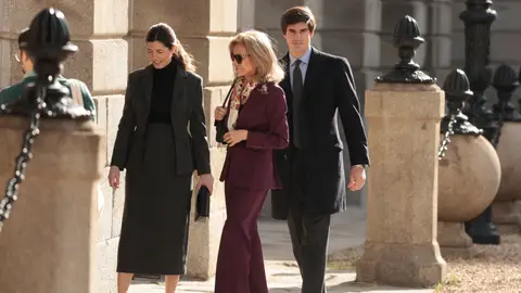 Belén Corsini y Carlos Fitz-James en el Palacio de Liria Belén Corsini y Carlos Fitz-James en el Palacio de Liria