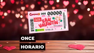 Horario y dónde ver el Sorteo del Cuponazo de San Valentín de la ONCE Horario y dónde ver el Sorteo del Cuponazo de San Valentín de la ONCE