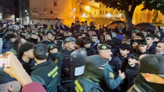 Antidisturbios en N&aacute;jera