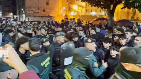 Antidisturbios en Nájera Antidisturbios en Nájera