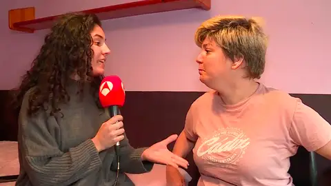 Madre con parálisis cerebral. Madre con parálisis cerebral.
