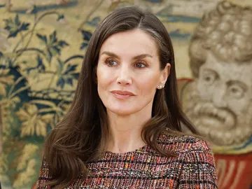 La reina Letizia en el Palacio Real La reina Letizia en el Palacio Real