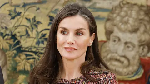 La reina Letizia en el Palacio Real La reina Letizia en el Palacio Real