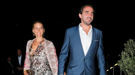 Tatiana Blatnik y Nicolás de Grecia en 2014 Tatiana Blatnik y Nicolás de Grecia en 2014