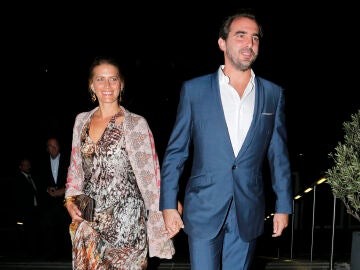 Tatiana Blatnik y Nicol&aacute;s de Grecia en 2014