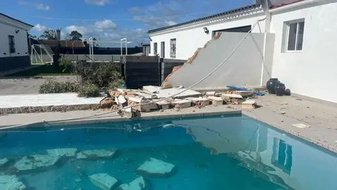 El paso del huracán por Huelva El paso del huracán por Huelva