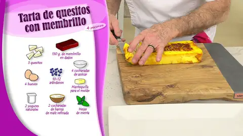 Ingredientes Tarta de quesitos con membrillo Ingredientes Tarta de quesitos con membrillo