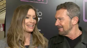 Antonio Banderas y Nicole Kimpel en el estreno del musical Gypsy Antonio Banderas y Nicole Kimpel en el estreno del musical Gypsy