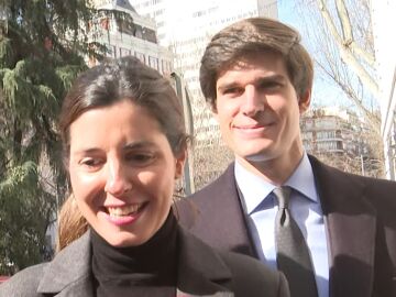 Bel&eacute;n Corsini y Carlos Fitz-James en el Palacio de Liria