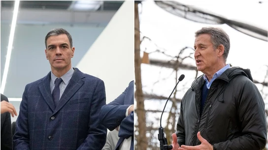 Pedro Sánchez y Alberto Núñez Feijóo Pedro Sánchez y Alberto Núñez Feijóo