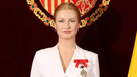 La nueva figura de cera de la princesa Leonor La nueva figura de cera de la princesa Leonor